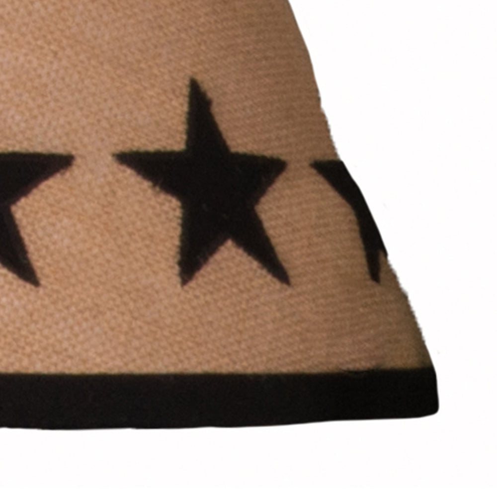 Heritage House Star Lampshade 12 Inch Black 2R040011