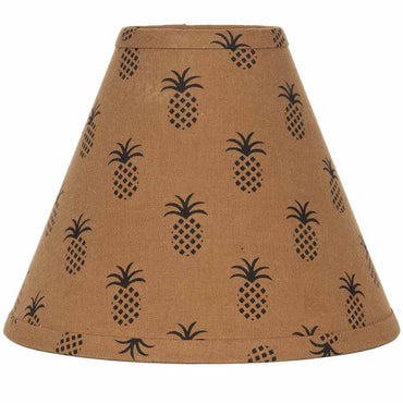 Mocha - Black Pineapple Town 12" Lampshade - Interiors by Elizabeth