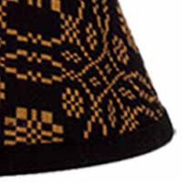 Black Mustard Lover?œ????ƒ?›??S Knot Jacquard 12" Lampshade - Interiors by Elizabeth