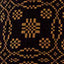 Black Mustard Loverã¦™??S Knot Jacquard 12" Lampshade - Interiors by Elizabeth
