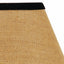 Black Wheat Burlap Stripe 12" Lampshade - Interiors by Elizabeth