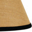 Black Wheat Burlap Stripe 12" Lampshade - Interiors by Elizabeth