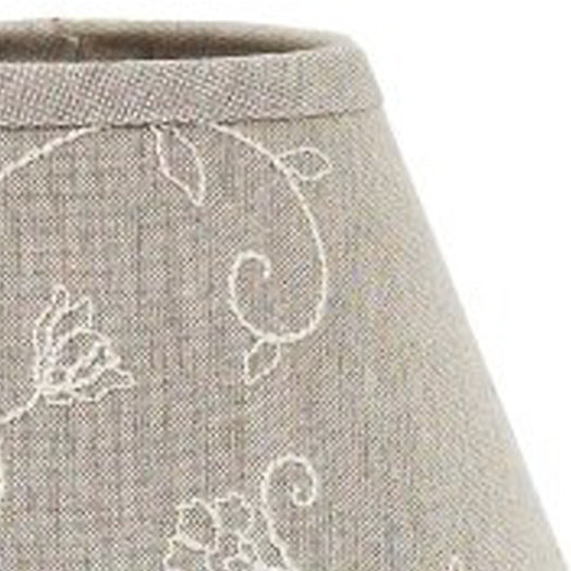 Taupe Candlewicking Taupe 12" Lampshade - Interiors by Elizabeth