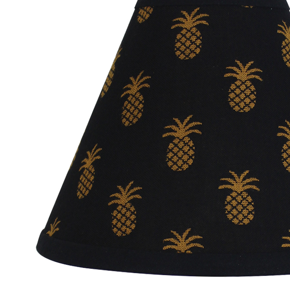 Pineapple Town - Black Lampshade  12 Inch Regular Clip 2R660011