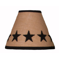 Thumbnail for Heritage House Star Lampshade 14 Inch Black