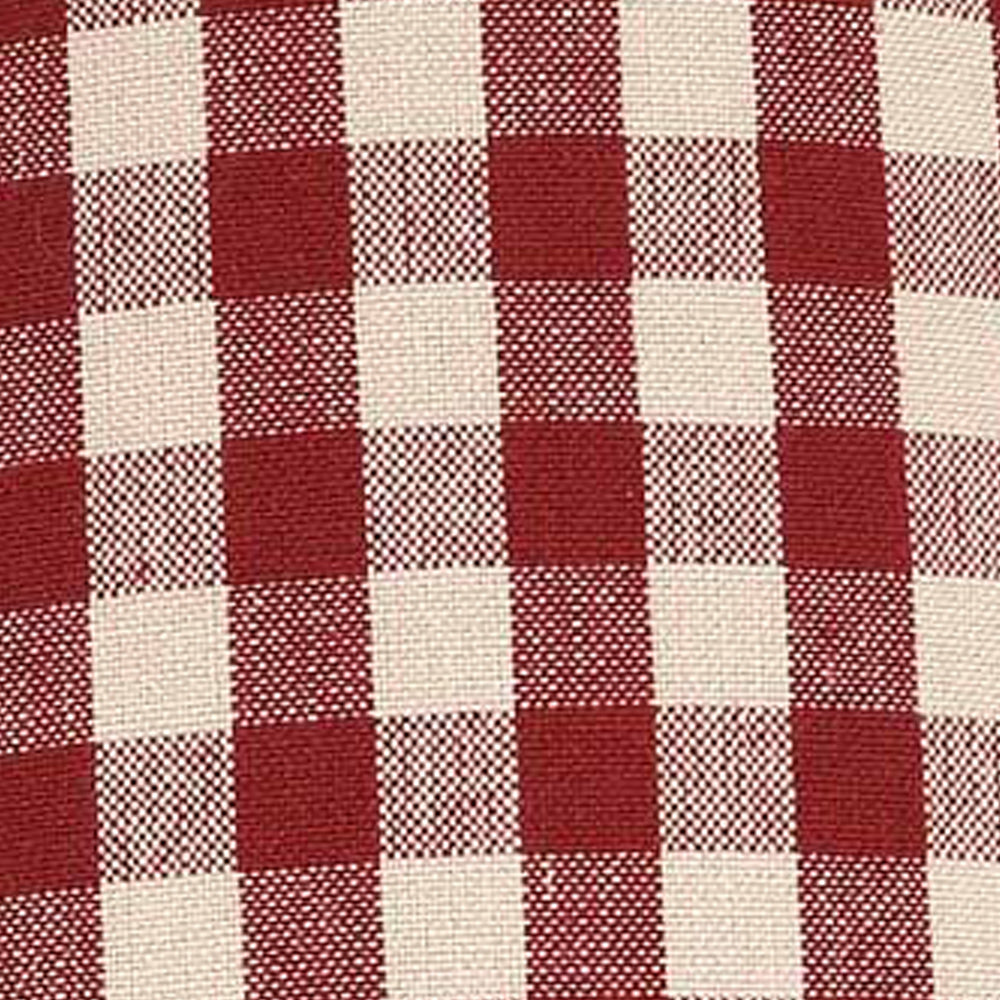 Barn Red Nutmeg Heritage House Check Barn Red 14" Lampshade - Interiors by Elizabeth