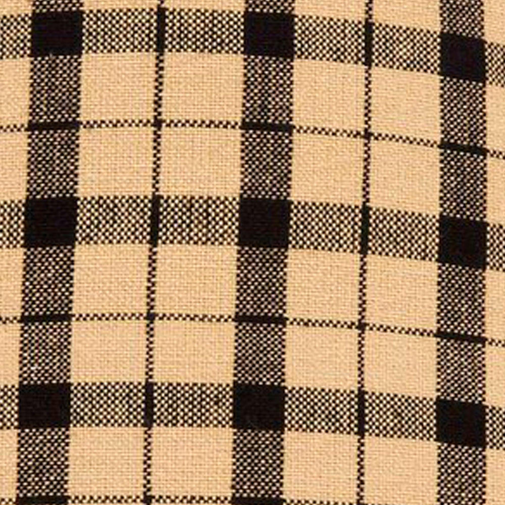 Black Nutmeg Salem Check Black 14" Lampshade - Interiors by Elizabeth