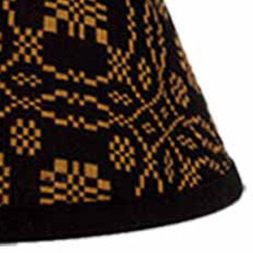 Black Mustard Lover?œ????ƒ?›??S Knot Jacquard 14" Lampshade - Interiors by Elizabeth