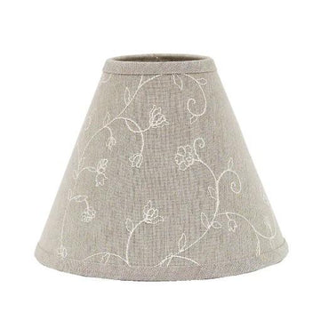 Taupe Candlewicking Taupe 14" Lampshade - Interiors by Elizabeth