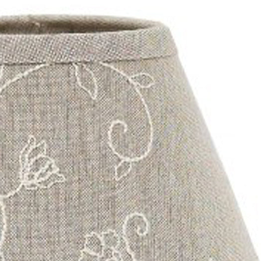 Taupe Candlewicking Taupe 14" Lampshade - Interiors by Elizabeth