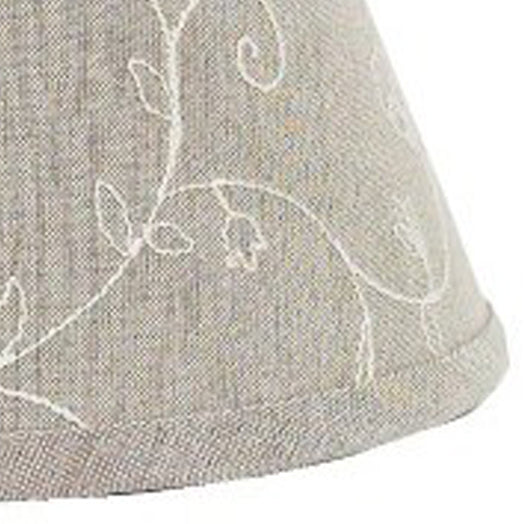 Taupe Candlewicking Taupe 14" Lampshade - Interiors by Elizabeth
