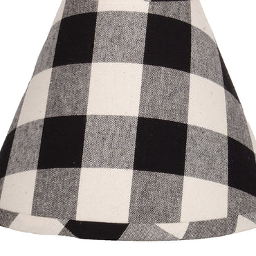 Buffalo Check-  Black Buttermilk Lampshade  14 Inch Washer 4W510011