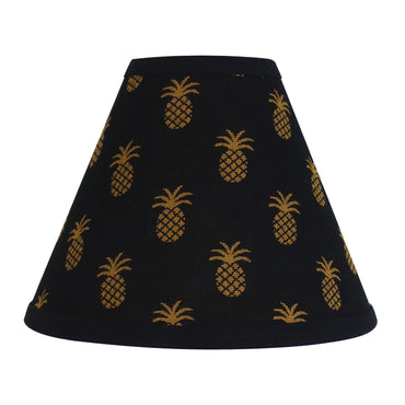 Pineapple Town Black Lampshade - Interiors by Elizabeth