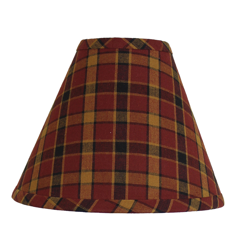Homestead Red Lampshade - Interiors by Elizabeth