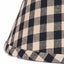 Black Nutmeg Heritage House Check Black 16" Lampshade - Interiors by Elizabeth