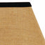 Black Wheat Burlap Stripe 16" Lampshade - Interiors by Elizabeth