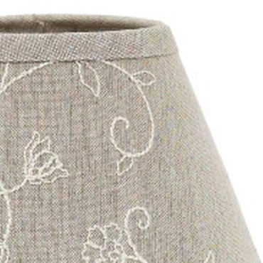 Taupe Candlewicking Taupe 16" Lampshade - Interiors by Elizabeth
