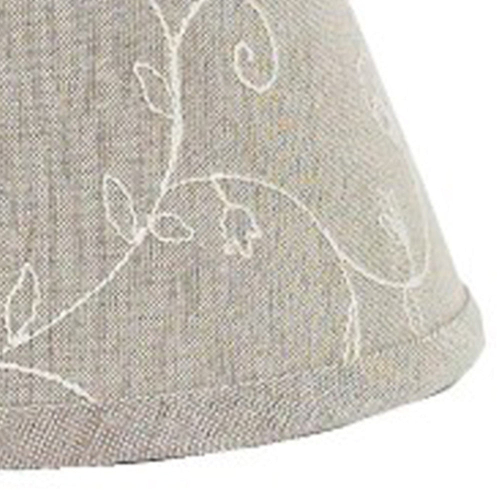 Taupe Candlewicking Taupe 16" Lampshade - Interiors by Elizabeth