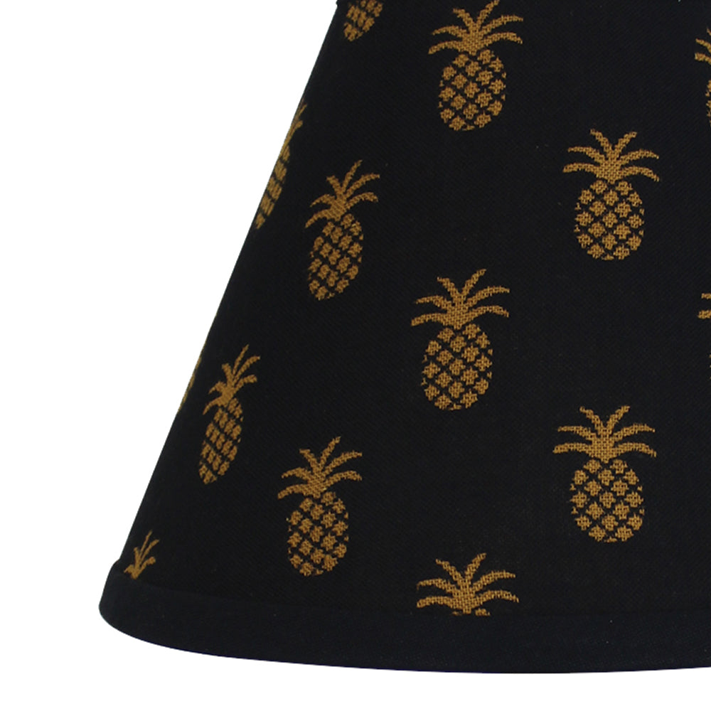 Pineapple Town - Black Lampshade  16 Inch Washer 6W660011