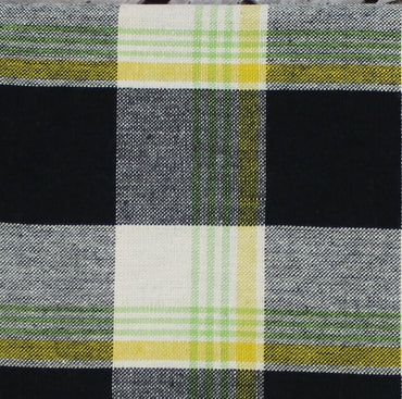 Sunflower Buffalo Check Napkin - Interiors by Elizabeth