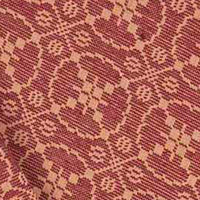 Thumbnail for Barn Red Tan Marshfield Jacquard Afghan - Interiors by Elizabeth