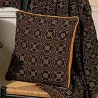 Black Mustard Lover?œ????ƒ?›??S Knot Jacquard Afghan - Interiors by Elizabeth