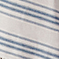 Thumbnail for Colonial Blue Cream Grain Sack Stripe Afghan