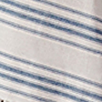 Thumbnail for Colonial Blue Cream Grain Sack Stripe Afghan AF165014