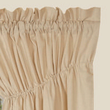 Cream Osenburg Gathered Swag Lined - Interiors by Elizabeth