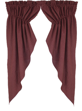 Primitive Ticking Wine Wine Gathered Swag C6236218