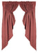 Barn Red Oat Philmont Jacquard Gathered Swag Lined - Interiors by Elizabeth
