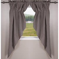 Thumbnail for Summerville Gathered Swag Pewter - Lined - Interiors by Elizabeth