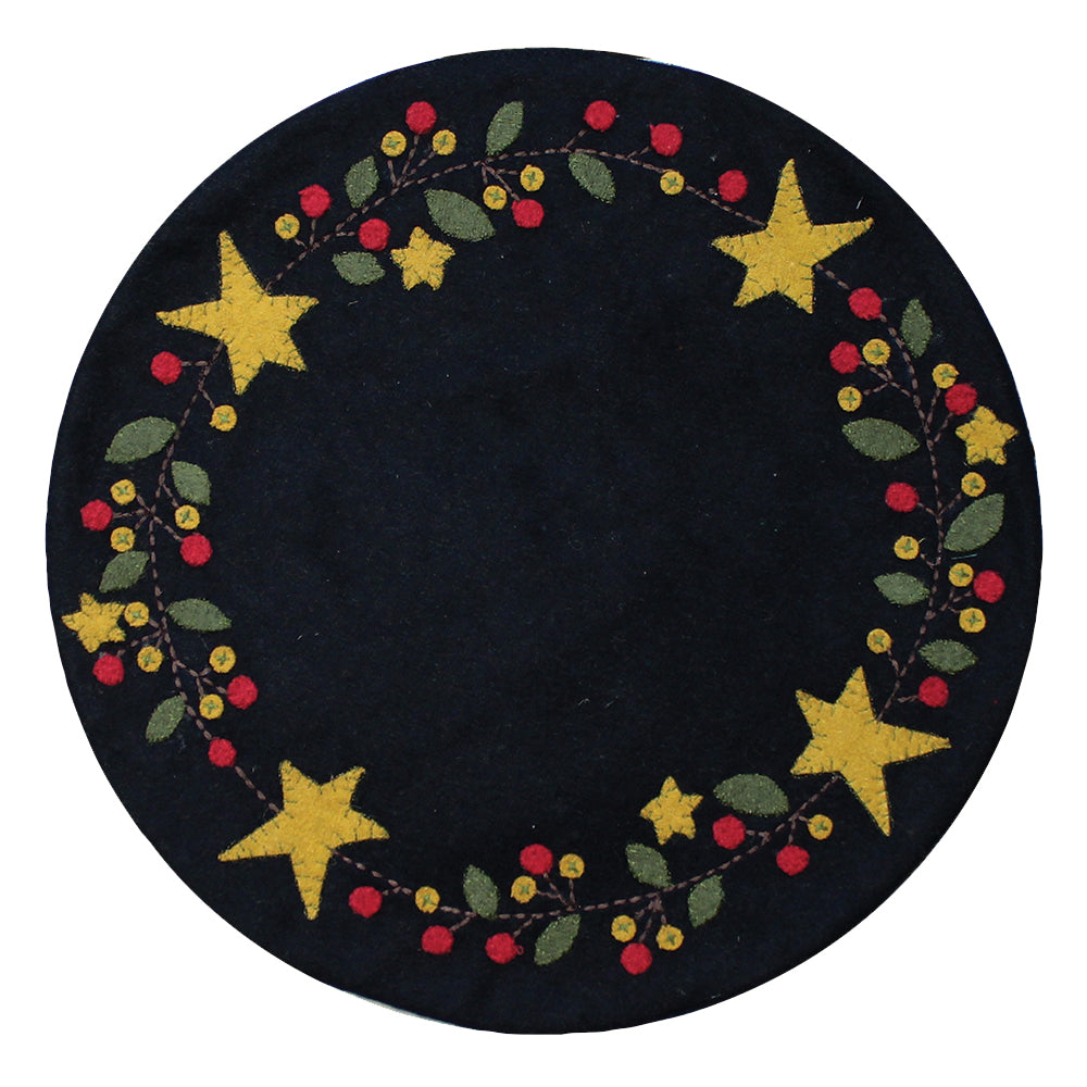 Star Berry Vine Candle Mat - Interiors by Elizabeth