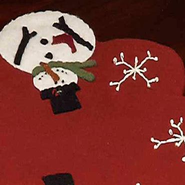 Snow Guy Candle Mat Set Of Two CMAR0082