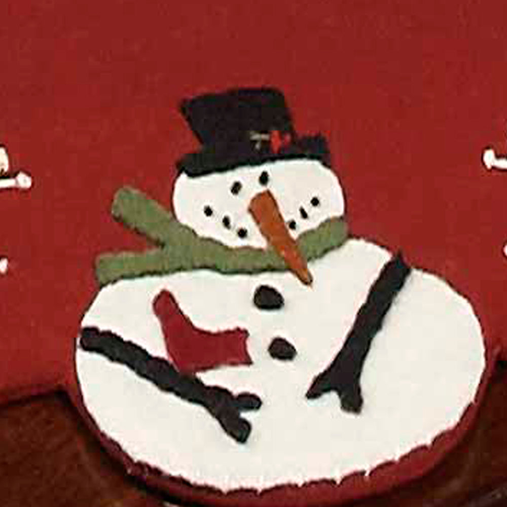 Snow Guy Candle Mat Set Of Two CMAR0082