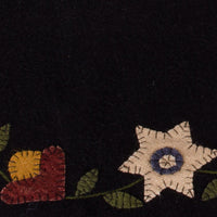 Thumbnail for Black Flowering Vine Candle Mat Set Of Two - Interiors by Elizabeth