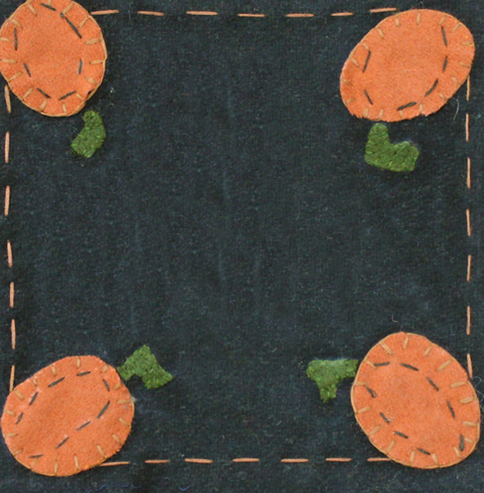 Happy Fall to All Black Candle Mat CMGP0182
