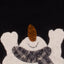 Snow Day Black Candlemat Set Of Two CMRE0225