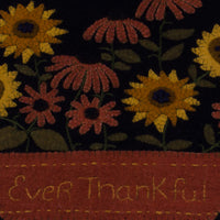 Thumbnail for Ever Thankful Black Candle Mat Set Of Two CMSL0043