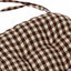 Black Nutmeg Heritage House Check Black Chair Pad - Interiors by Elizabeth