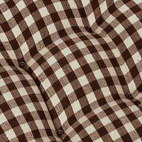 Thumbnail for Black Nutmeg Heritage House Check Black Chair Pad - Interiors by Elizabeth