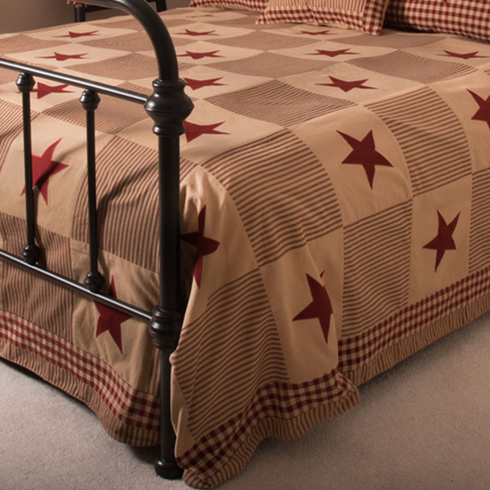 Heritage House Star Queen Bed Cover