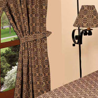 Thumbnail for Black Tan Marshfield Jacquard Bed Cover Twin - Interiors by Elizabeth