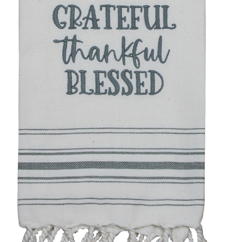Grateful Thankful Blessed Set of two