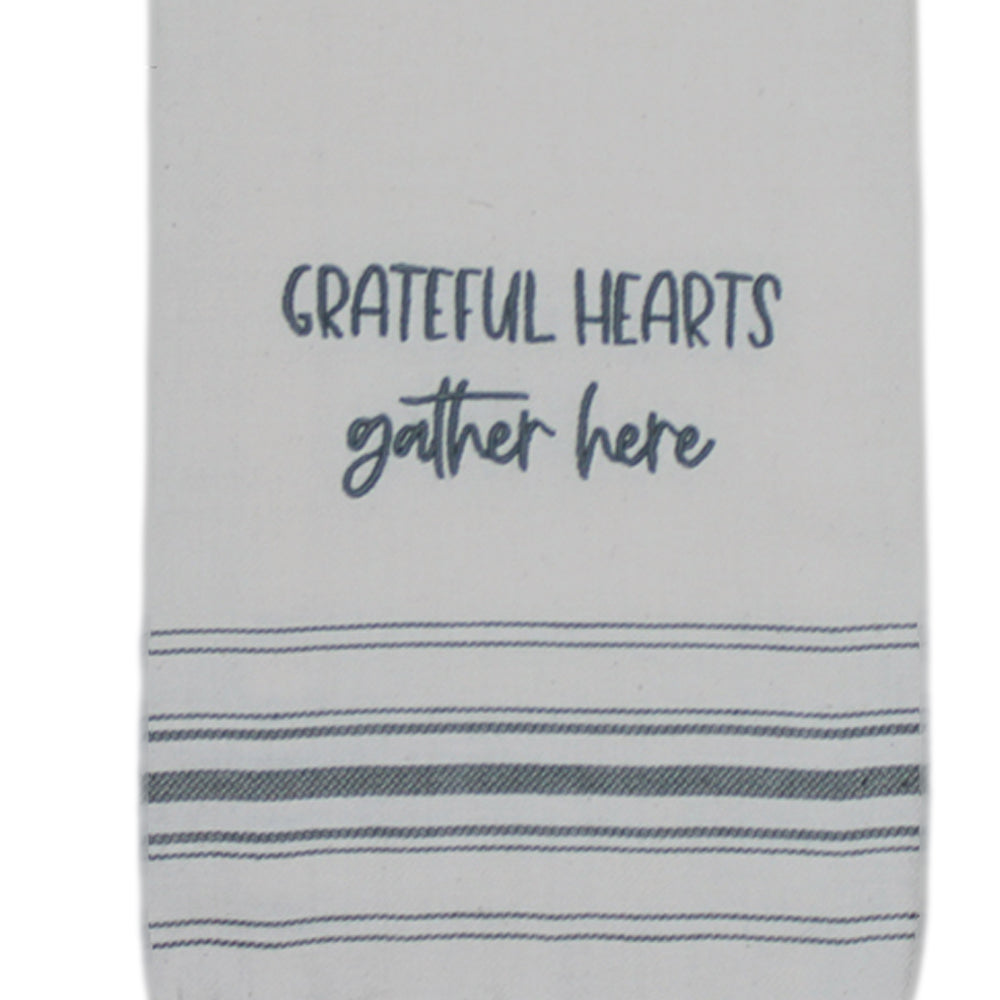 Grateful Hearts gather here Set of two