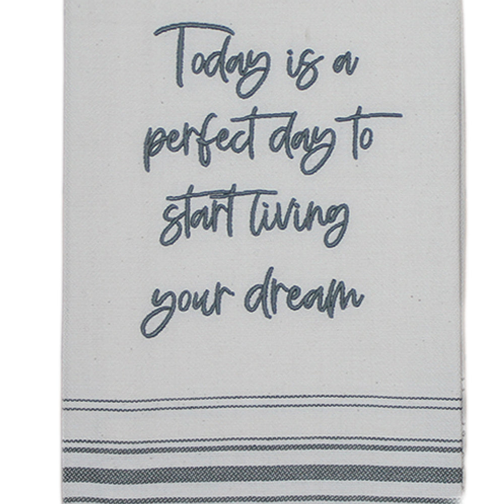 Today is a perfect day to start living your dream Set of two