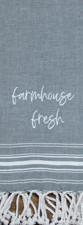 Farmhouse fresh Towel - Interiors by Elizabeth