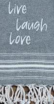 Live Laugh Love Towel - Interiors by Elizabeth