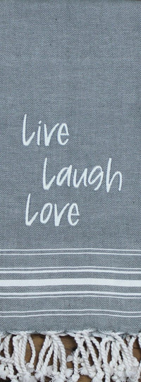 Thumbnail for Live Laugh Love Towel - Interiors by Elizabeth