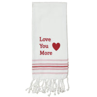 Thumbnail for Red Love you More Towel - Interiors by Elizabeth